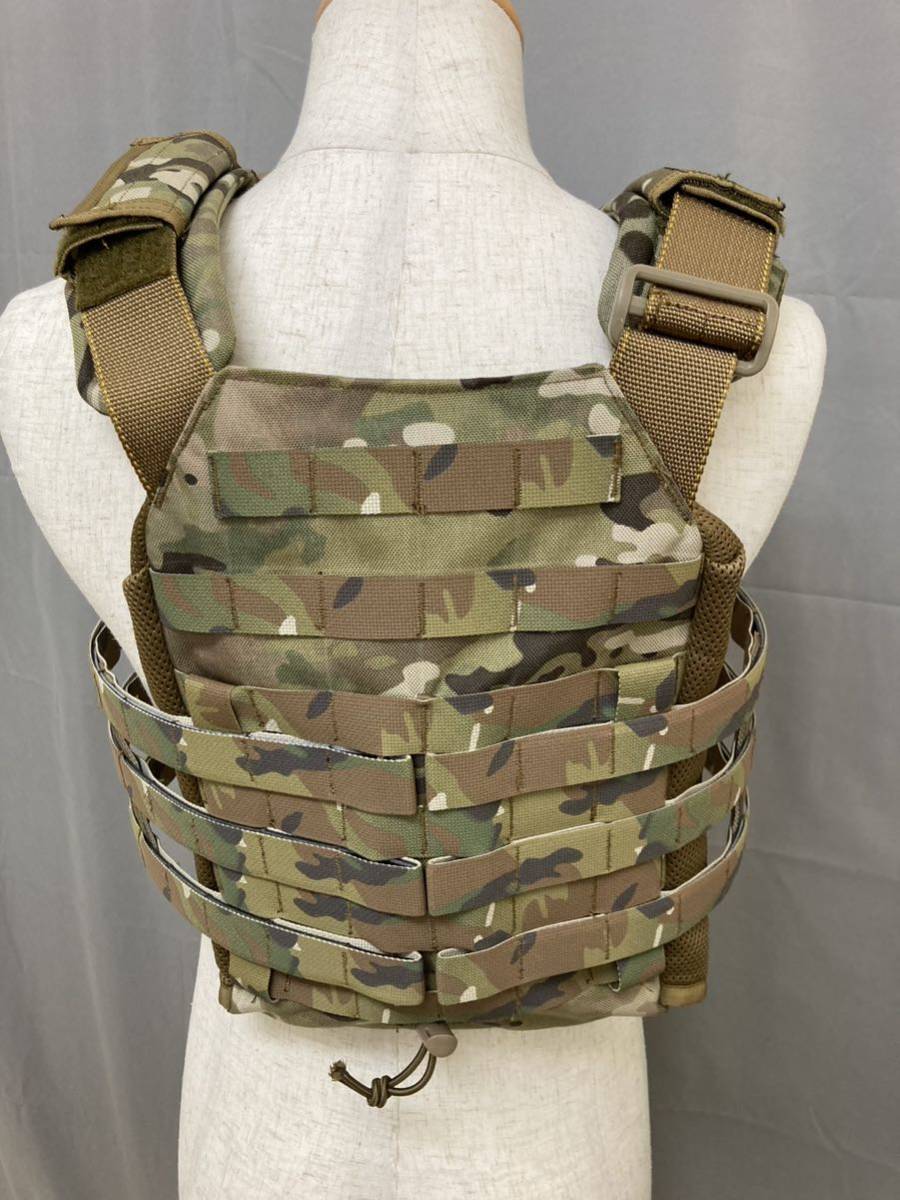 【ORDNANCE（オードナンス）沖縄】プレートキャリア（JPCタイプ）マルチカム サイズ：M 〈軍放出品 未使用品〉の画像3