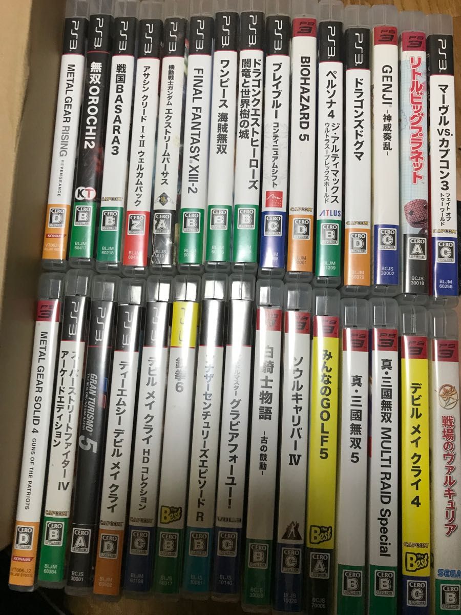 PS3 ソフト まとめ売り 30本 ジャンク扱い