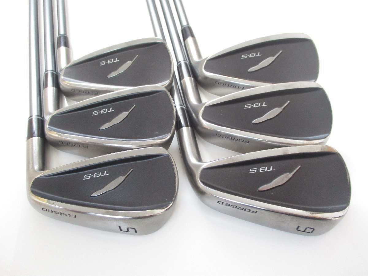 美品 フォーティーン TB-5 ブラックエディション FORGED 5-PW 6本 MCI