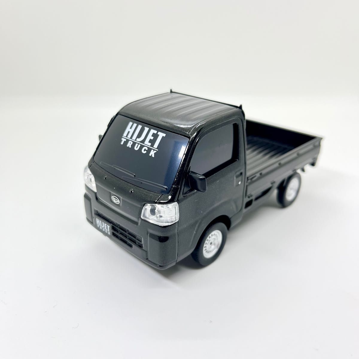 新型 ダイハツ ハイゼット トラック HIJET TRUCK 1/32 プルバックカー ミニカー ブラックマイカメタリック 