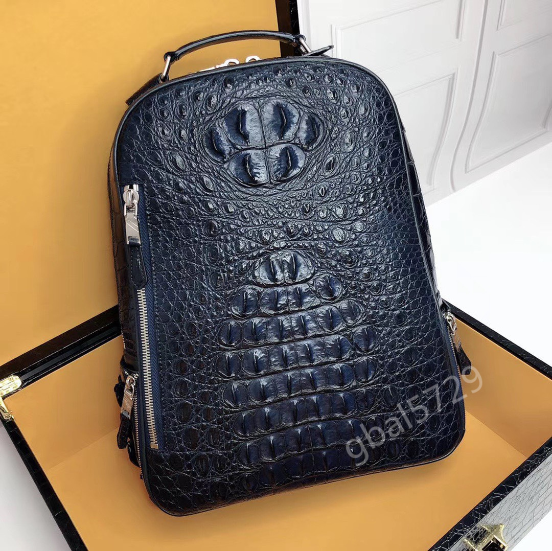 最上級逸品26万◇クロコダイル ワニ革 ビジネスバック/リュックサック