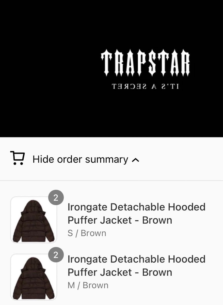 Trapstar IrongateダウンジャケットBROWN | arvotulkki.fi