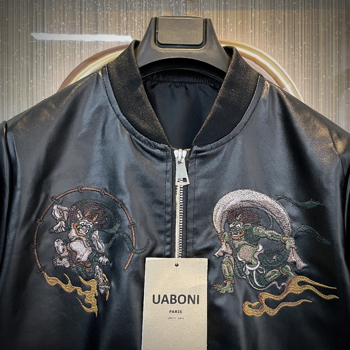 最高級EU製&定価9万◇UABONI*ユアボニ*フライトジャケット*フランス