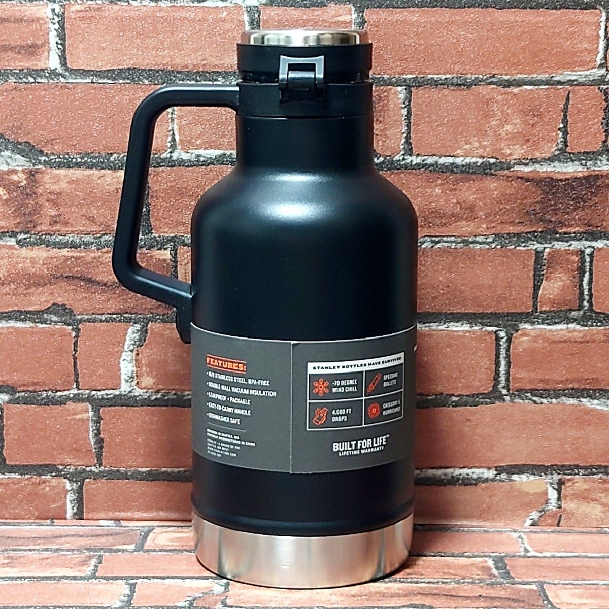 スタンレー クラシック STANLEY 真空グロウラー 1.9L マットブラック