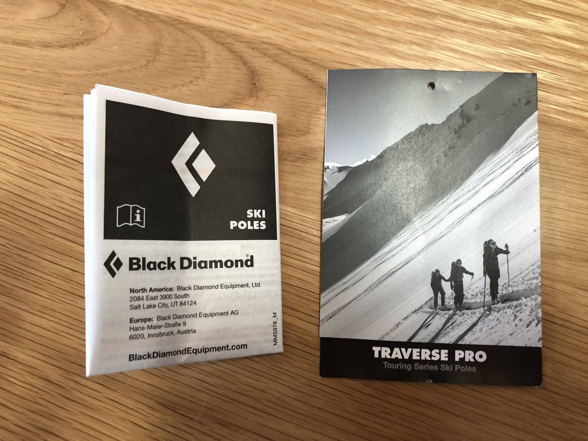【スキーポール】ブラックダイヤモンド トラバースプロ バックカントリー BD Black Diamond TRAVERSE PRO ストックの画像2