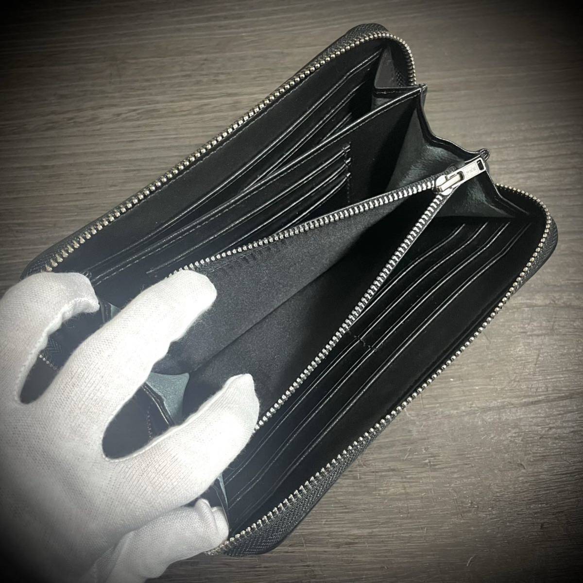 ◇限定Special Price シャークスキン サメ革 長財布 カード15枚 大