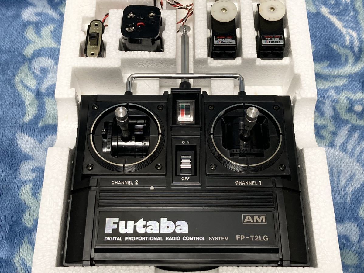  prompt decision Futaba FP-2LG. leaf Propo Showa era that time thing Futaba unused goods Porsche 934 935 Tyrrell etc. radio-controller ultra rare rare out of print 