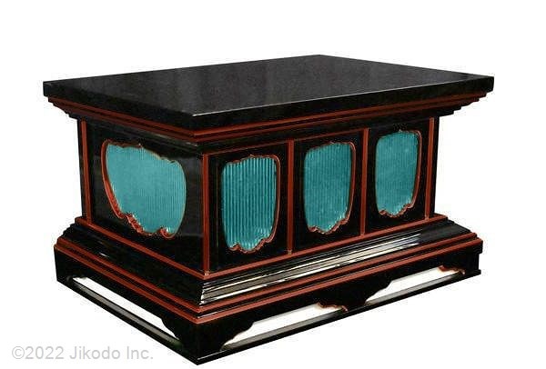 ヤフオク! - 黒塗り面朱 厨子台 須弥壇 幅90cm - 仏壇、仏具 ヤフオク! - 黒塗り面朱 厨子台 須弥壇 幅90cm - 仏壇、仏具