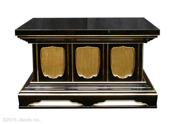 【寺院仏具】潤み塗り 厨子台 須弥壇 幅約90センチ 安心の自社工場製作品 国産高級木製寺院仏具(受注生産品)(商品番号10155u)_画像6