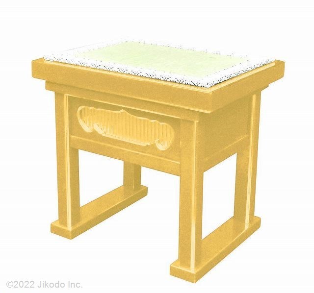 【寺院仏具】金色塗り 背高経机用椅子(受注生産品)（商品管理番号61062g）
