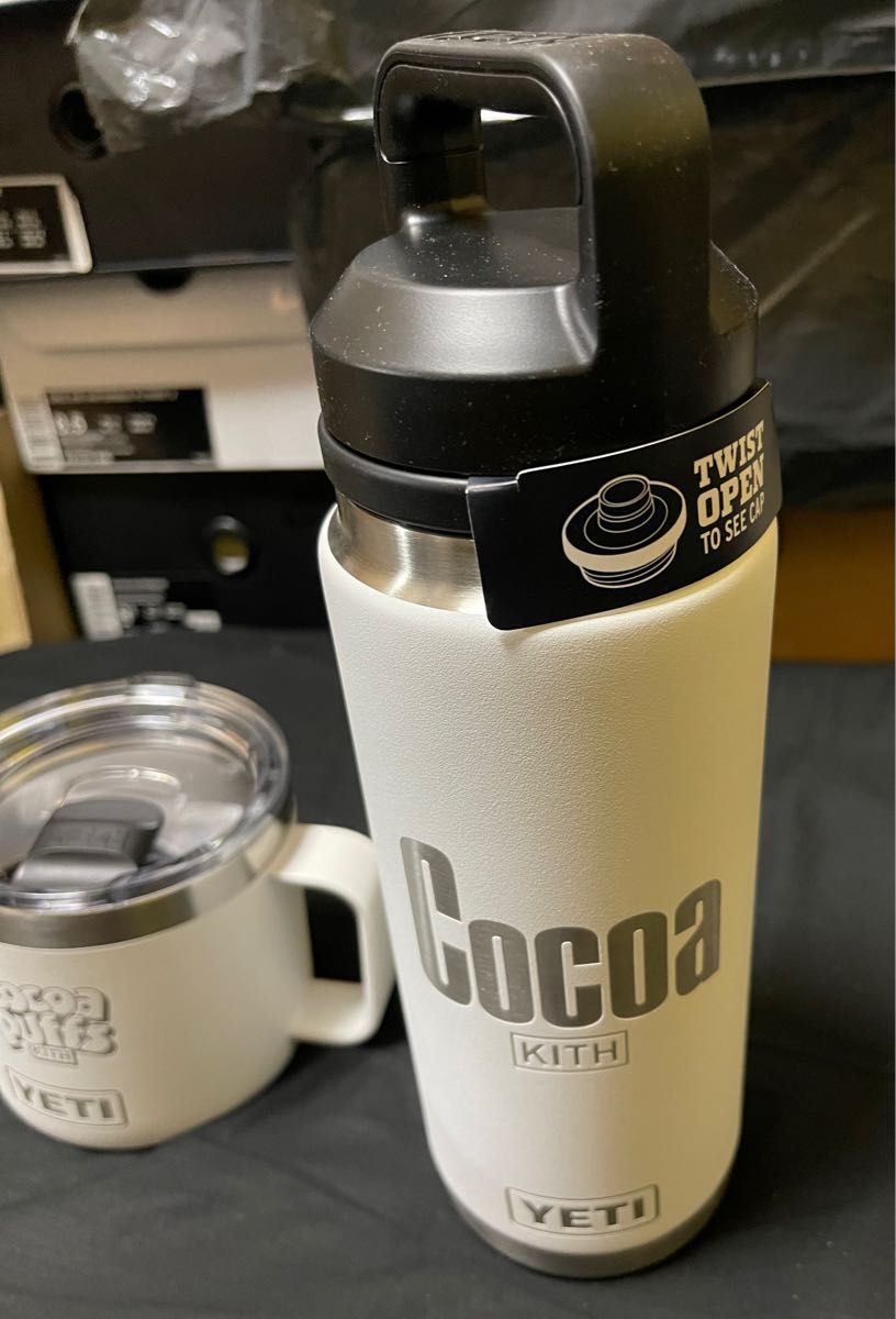 新品未使用 KITH & YETI FOR COCOA PUFFS BOTTLE 真空 ステンレス