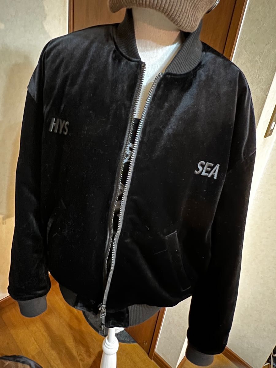 HYSTERIC GLAMOUR × WIND むさ AND SEAボンバージャケット HYSTERIC GLAMOUR × WIND むさ AND SEAボンバージャケット