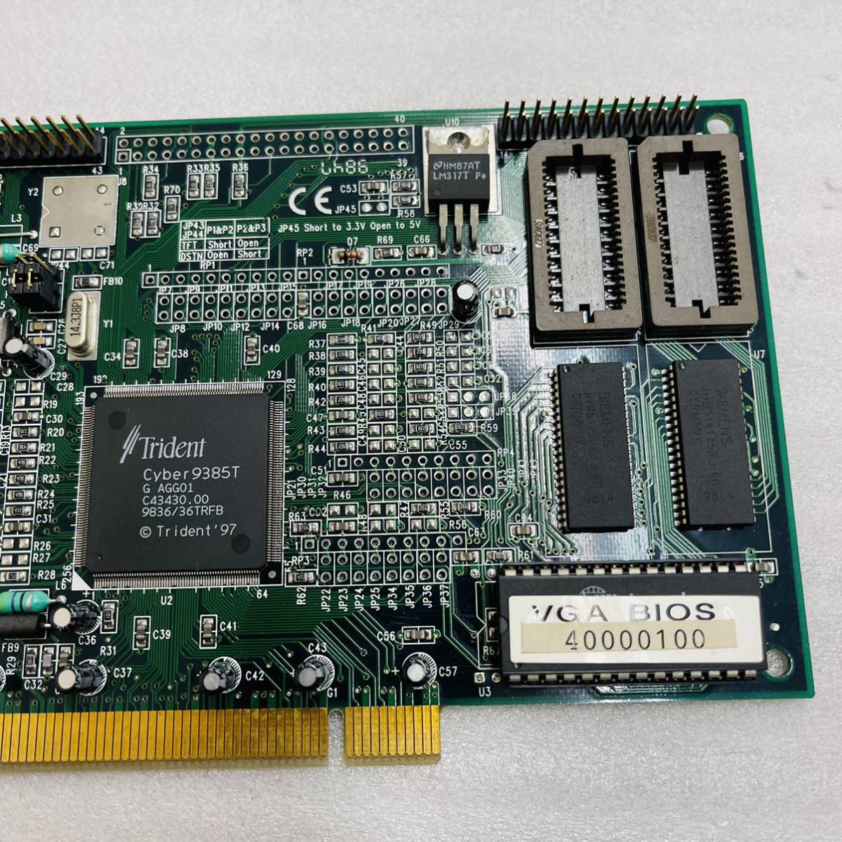 4-171★ PCI Trident Graphic Card MT600ST Video Card Trident Cyber 9385T_画像6