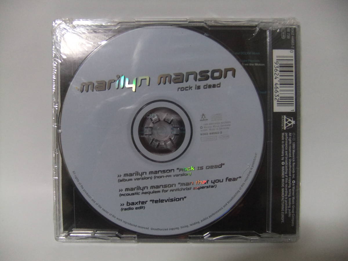 ★未開封 輸入盤 Rock Is Dead / Marilyn Mansonの画像2