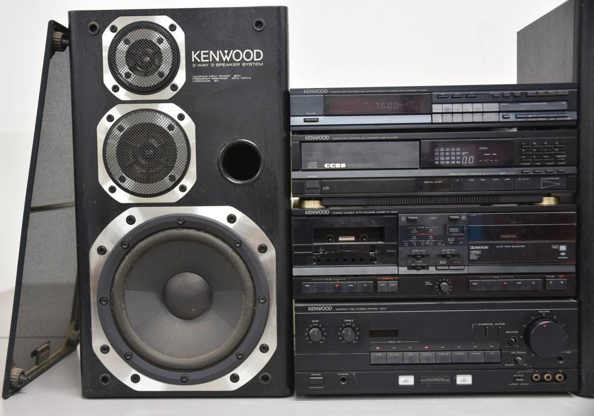 KENWOOD ROXY DG3 チューナー/アンプ/カセットデッキ(ジャンク扱い)/CD