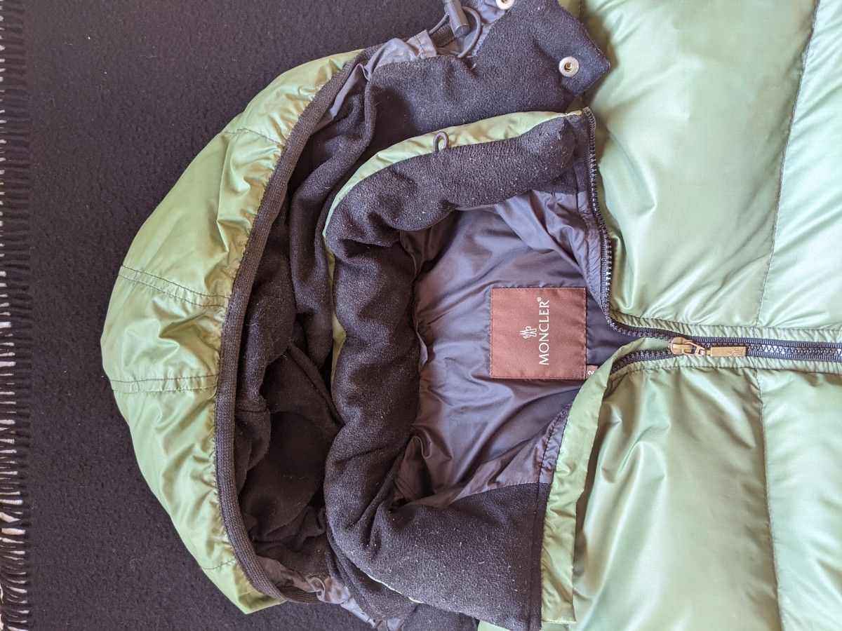 MONCLER ダウンジャケット 緑 グリーン 2 M L 茶タグ MONCLER ダウンジャケット 緑 グリーン 2 M L 茶タグ