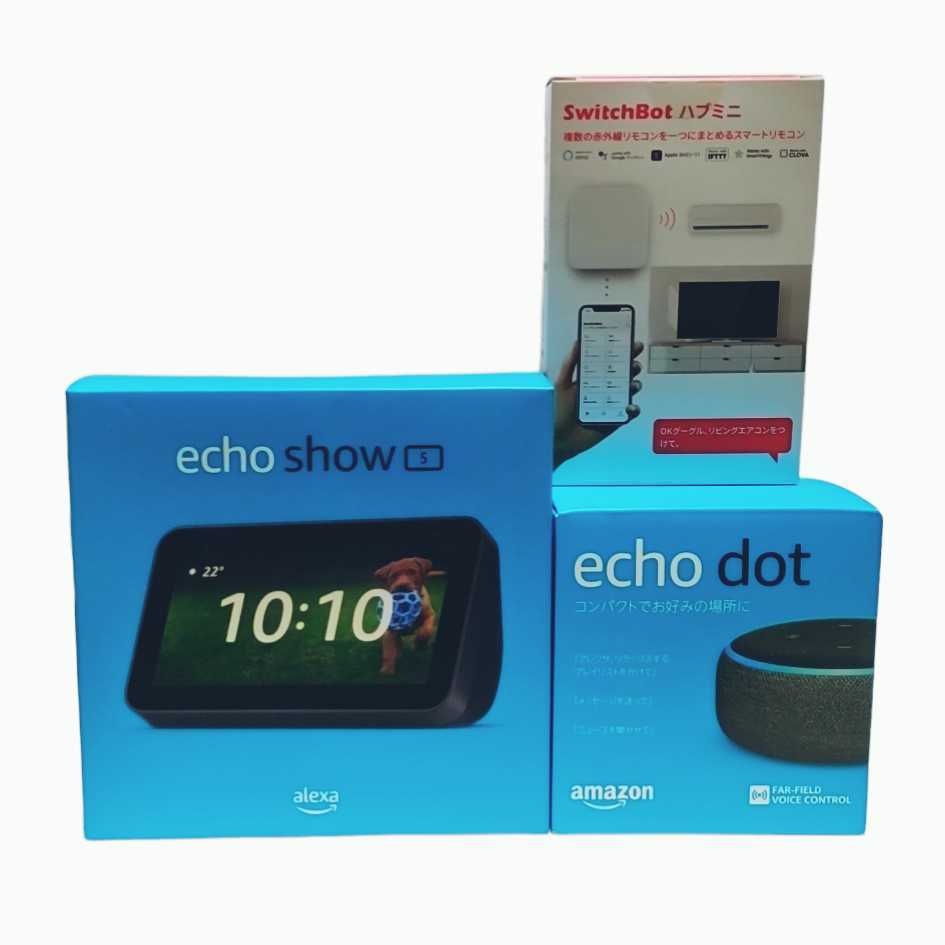 返品交換不可】 Echo Show 5 スマートリモコン スマートプラグ 3点