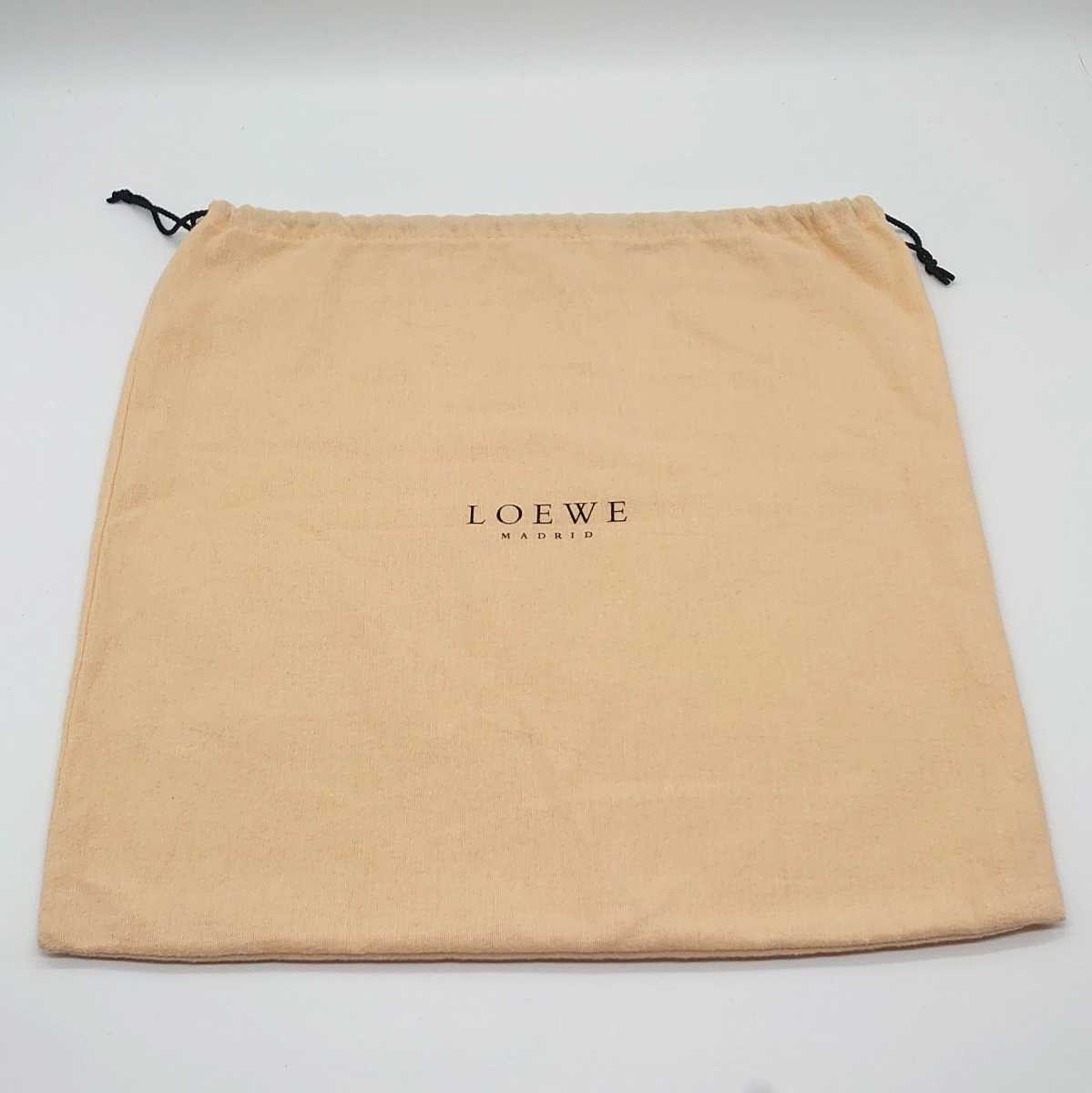 LOEWE Loewe napa leather tote bag handbag dark brown original leather plain simple brand character storage bag Vintage dn-22x1146