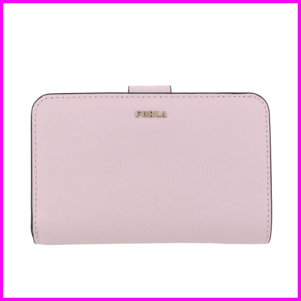 【フルラ FURLA 】BABYLON コンパクトウォレット ピンク レディース 2つ折り財布　PCX9UNO　B30　1338S　F