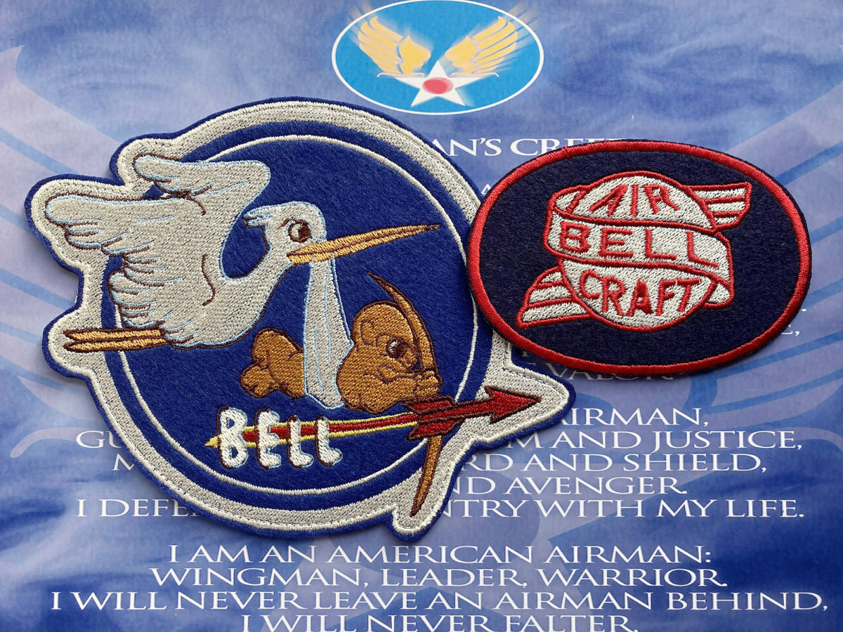 ＝☆刺繍製☆BELL AIRCRAFT X-1 B-29 MOTHER DROP SHIP Patch☆＝ (Pair Set)の画像1