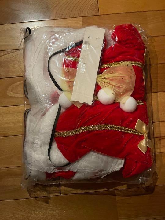 クリスマスコスプレ衣装　サンタさんコスプレ　可愛いワンピース　パーティ衣装セット
