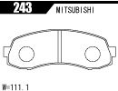 ACRE アクレ ブレーキパッド PC3200(競技専用) フロント ミニカ H31A/H32#/H36#/H37V 243