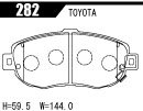 ACRE アクレ ブレーキパッド フォーミュラ700C フロント マーク2/チェイサー/クレスタ JZX110 TURBO iR-V 282_画像3