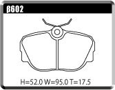 ACRE アクレ ブレーキパッド フォーミュラ700C フロント Mercedes Benz 190 W201 190E 2.6 β602_画像3