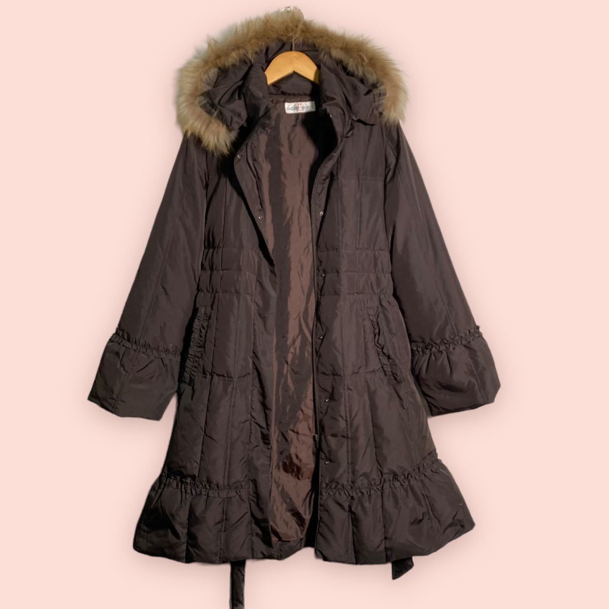 ☆ETRO☆極美品☆取り外せるファー付フード☆ダウンコート www