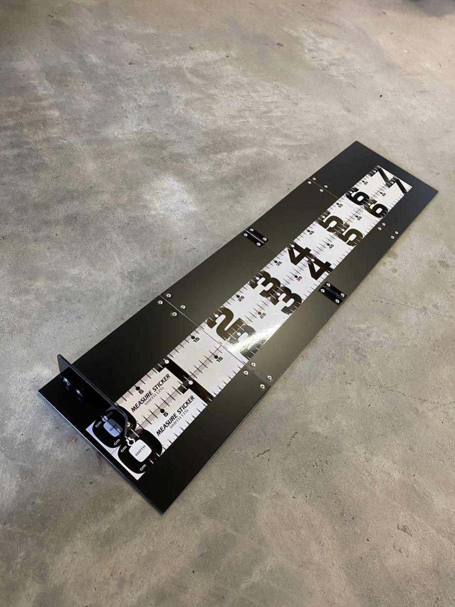 登場! アルミ板メジャーボードスケール【黒】ステッカー付き その他