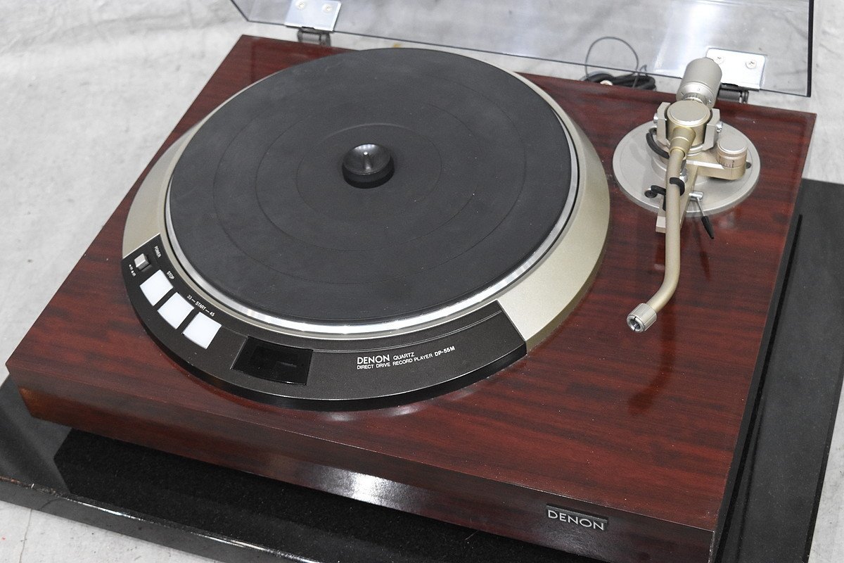 DENON レコードプレーヤー DP-55L 整備済 動作品 送料込み
