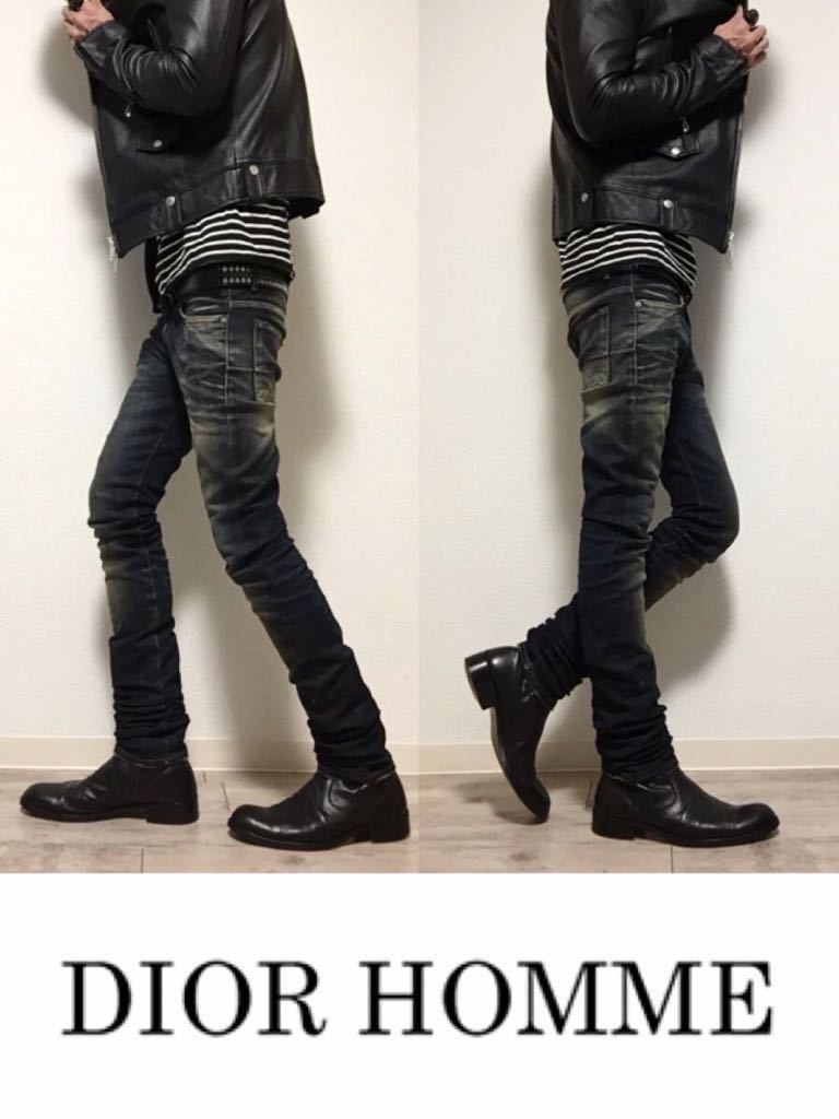 正規 DIOR HOMME 10AW Under My Track JAKE F17 stretch skinny 正規 DIOR HOMME 10AW Under My Track JAKE F17 stretch skinny