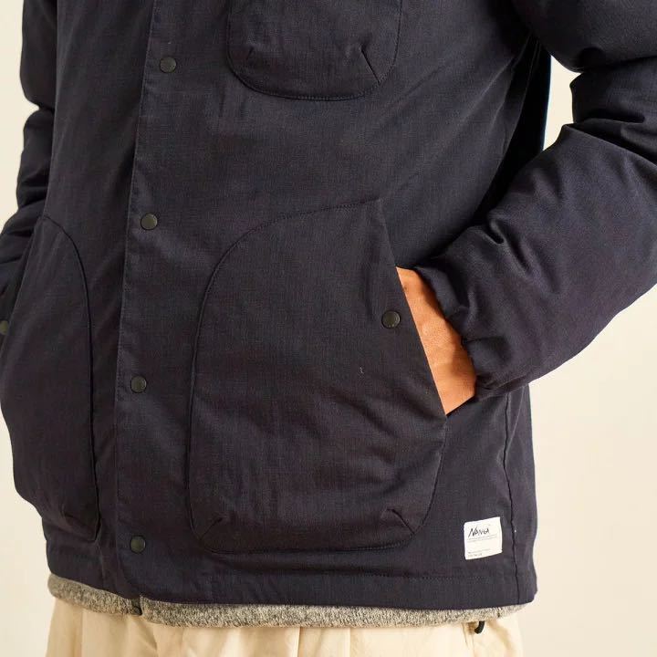 NANGA ナンガ 直営店限定 TAKIBI RIPSTOP INNER DOWN CARDIGAN/タキビ