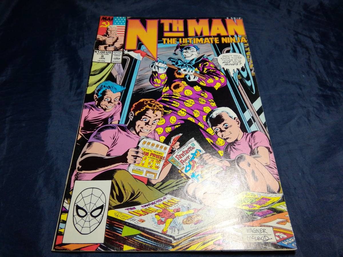 J② старый American Comics * за границей манга и т.п. эта ⑦NTHMAN Allex man управление Wolf 1989 год 