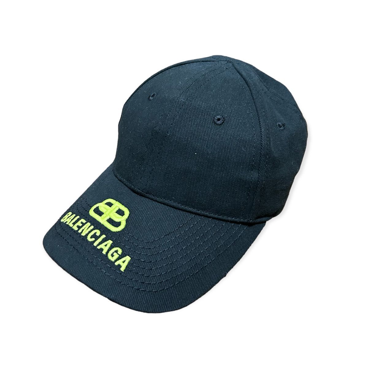 バレンシアガ BALENCIAGA ロゴ キャップ 帽子 ブラック ベースボール