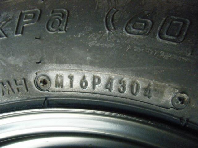 ムーヴ　L150S　スペアータイヤ　T105/90D12　純正品番42611-97238　管理番号AA5095_画像5