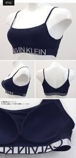 【新品】Calvin Klein カルバンクライン ブラトップ スポーツブラ フィットネス ネイビー Mサイズ_画像2