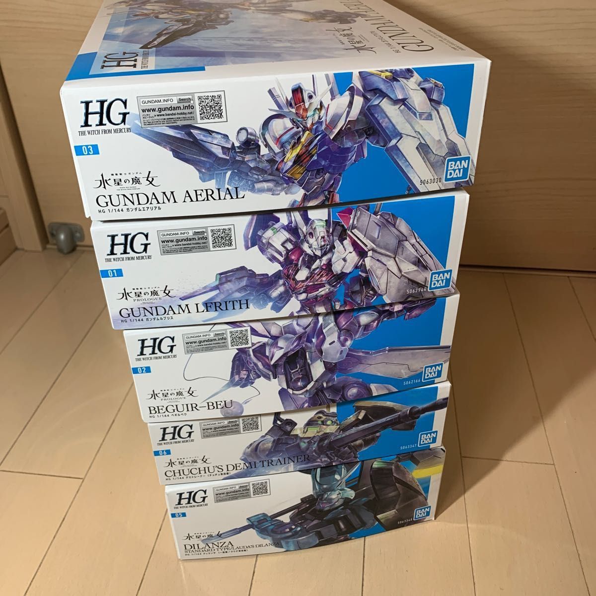 『機動戦士ガンダム 水星の魔女』 新品未組立5点セット