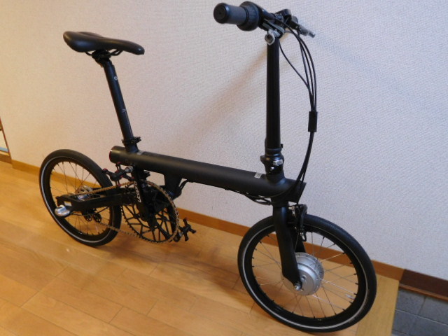 【美品】Qi CYCLE EF-1 Pro インチアップ 電動アシスト自転車 16インチ カーボン　ロード シマノ　ミニベロ 折りたたみ DAHON Tern KHS