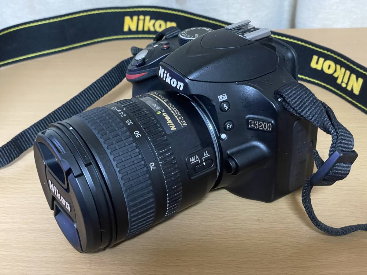 Nikon D3200 DX AF-S NIKKOR 18-70mm 1 3.5-4.5G デジタル一眼レフカメラ ボディ レンズ