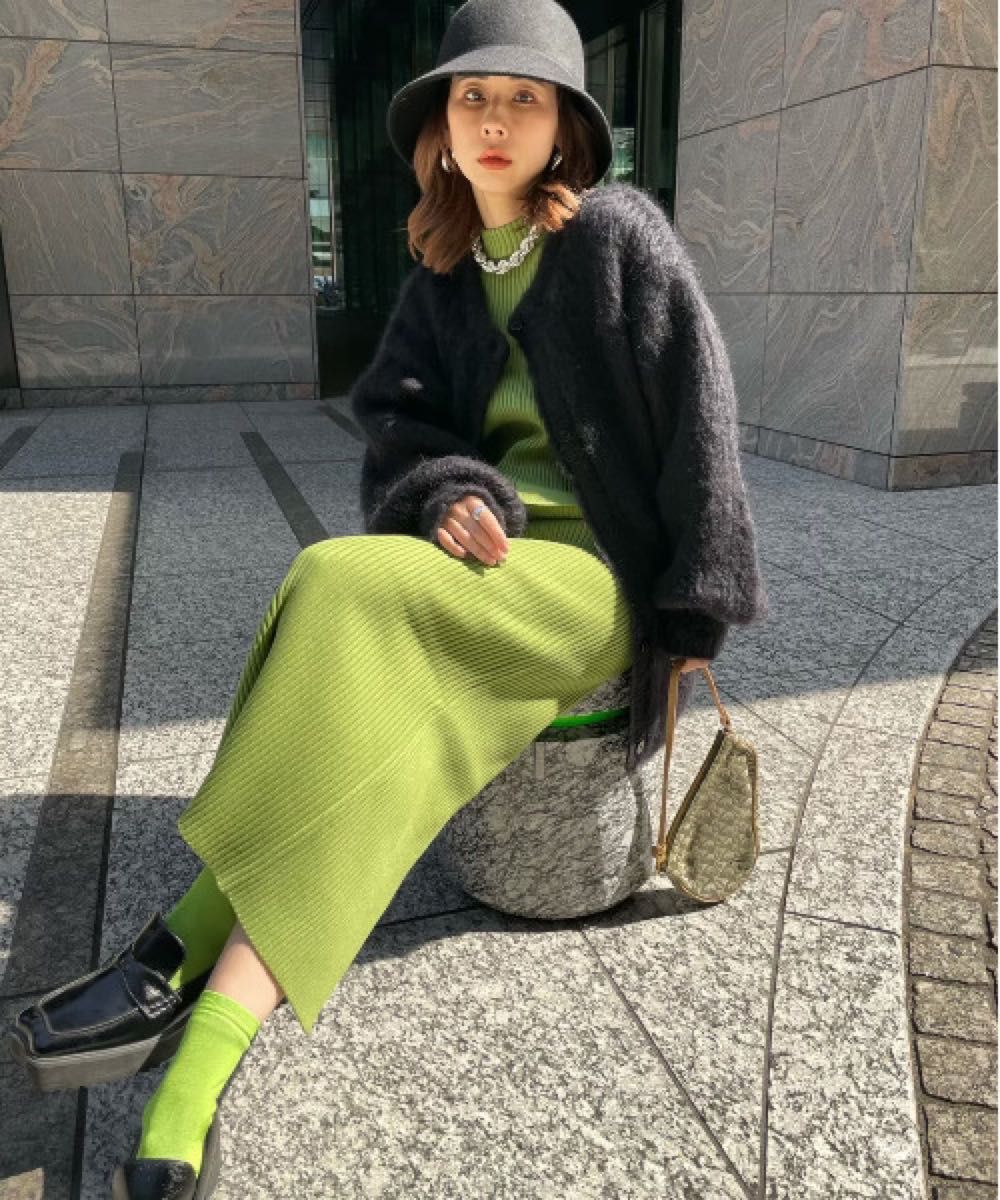 新品未使用タグ付☆ 2WAY MOHAIR SHAGGY KNIT グレージュ | www