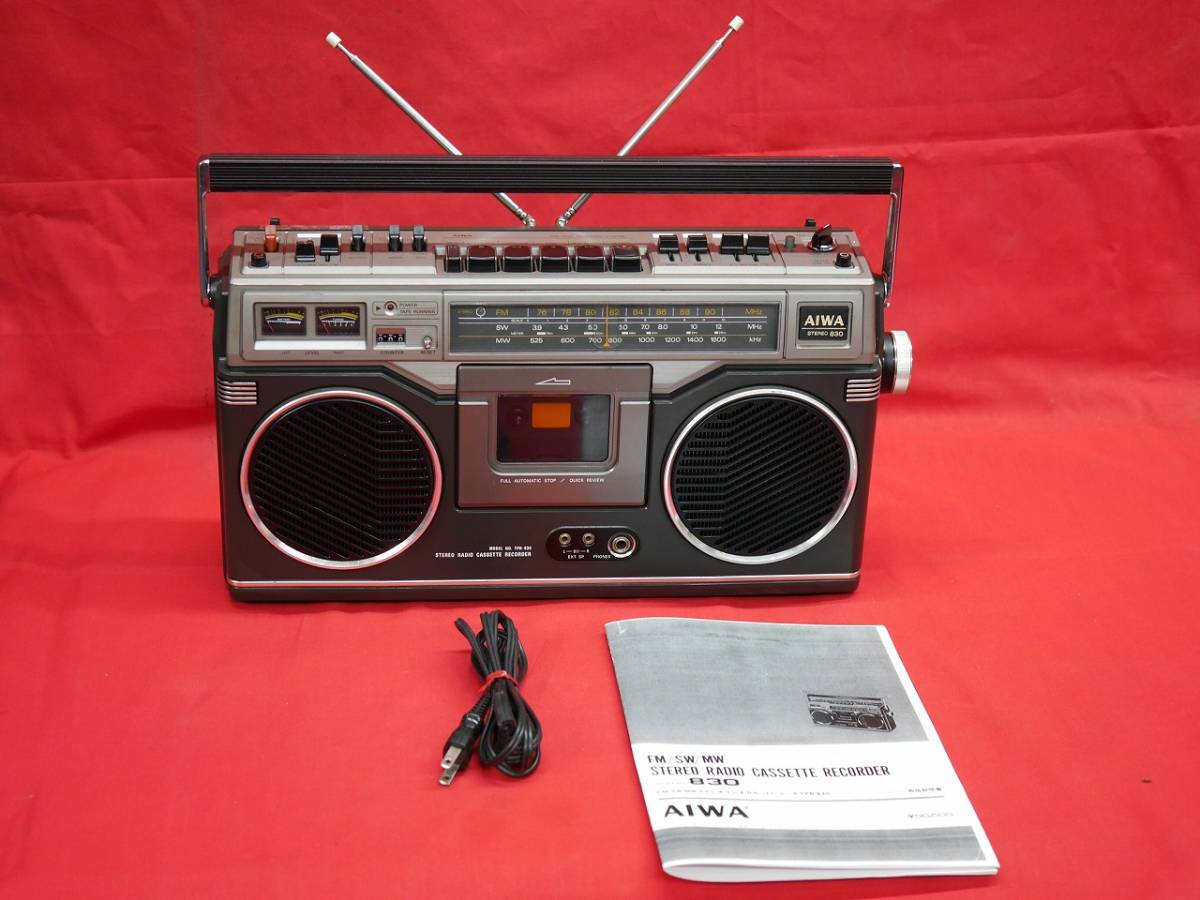 AIWA TPR-820 ラジオのみ 通電確認OK ビンテージ ステレオラジカセ-