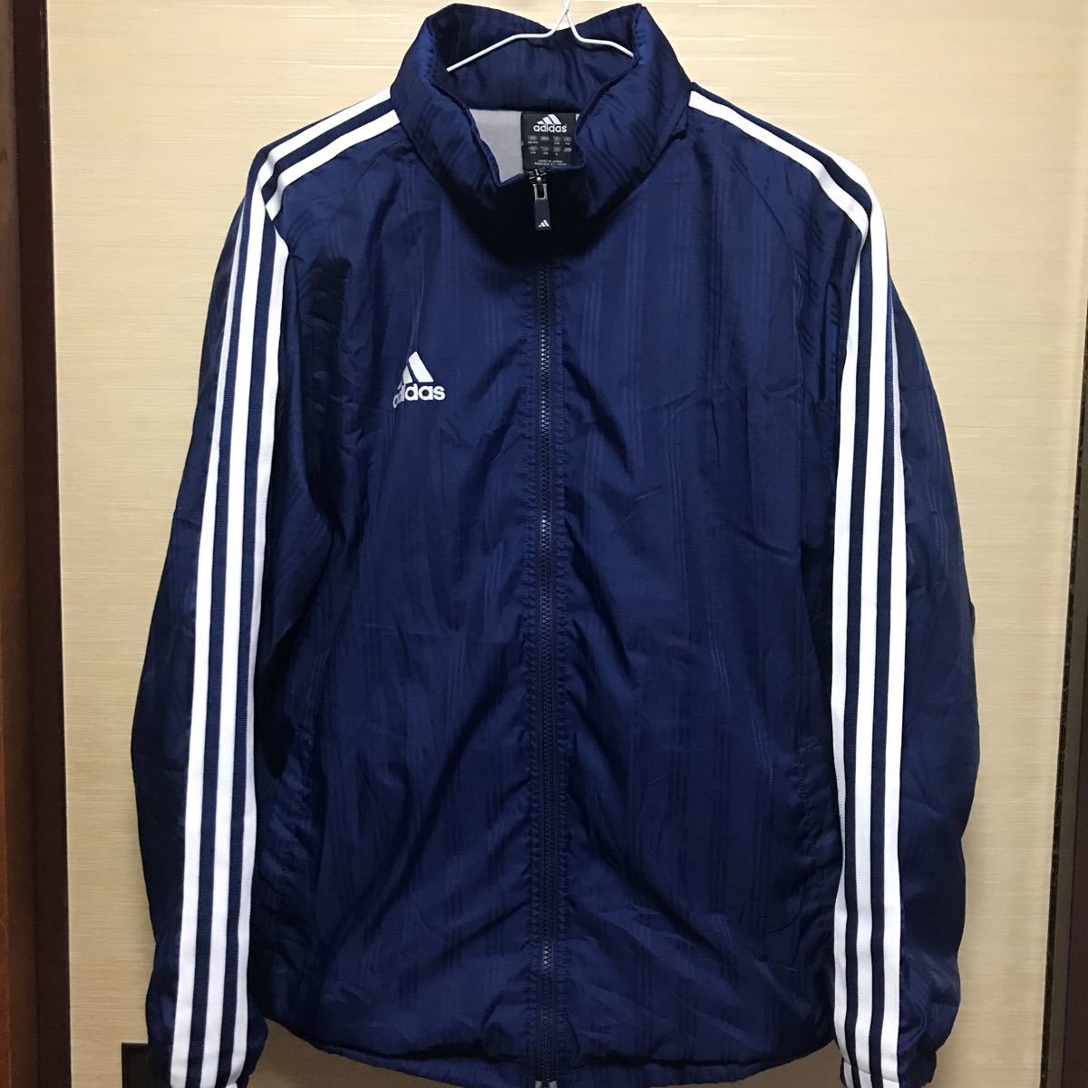 adidas☆ウィンドブレーカー☆裏起毛☆ L☆激レア日本製_画像1