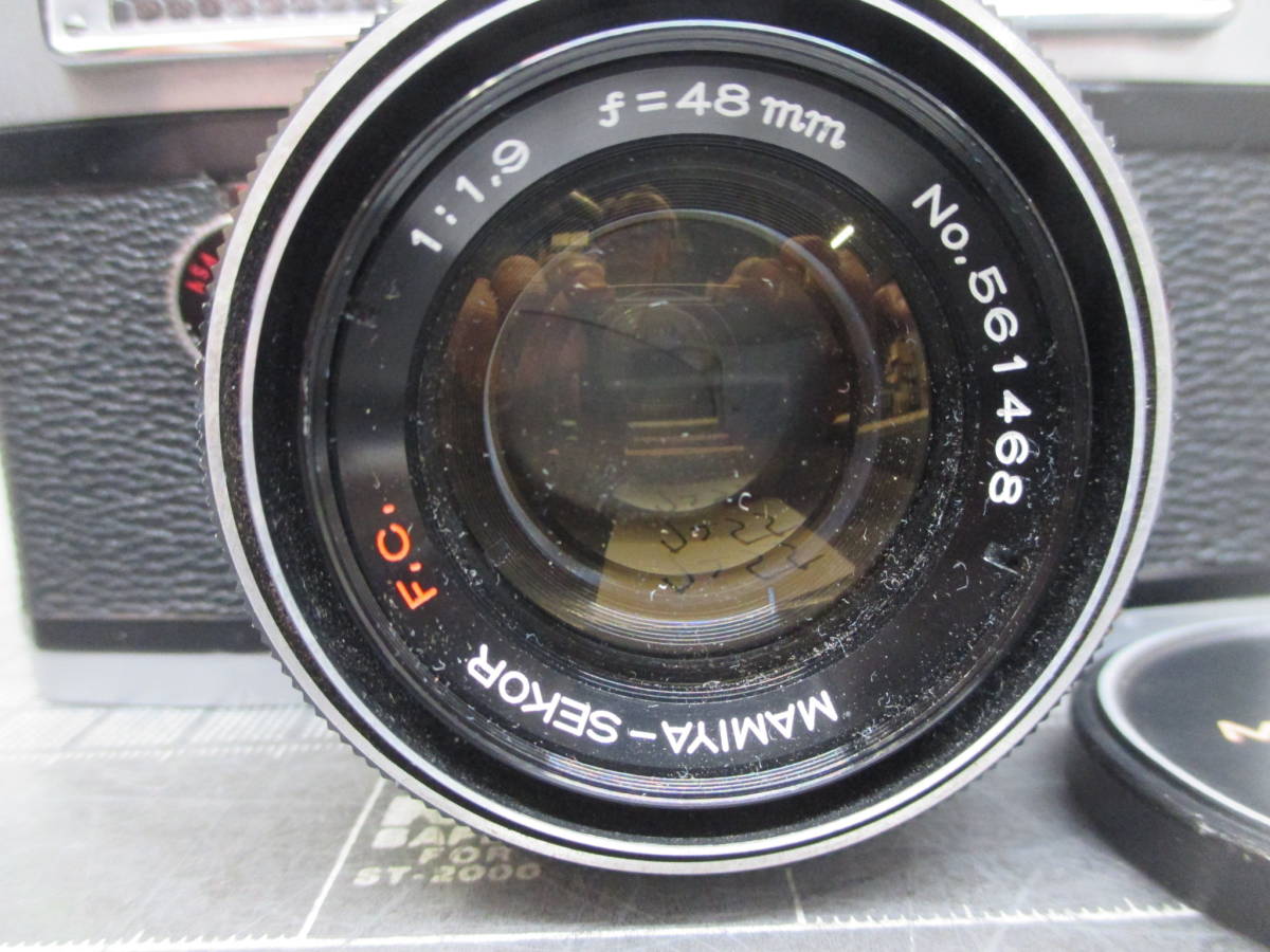 7255 MAMIYA フィルムカメラ MAMIYA-SEKOR F.C. 1:1.9 f=48mm 　　_画像4
