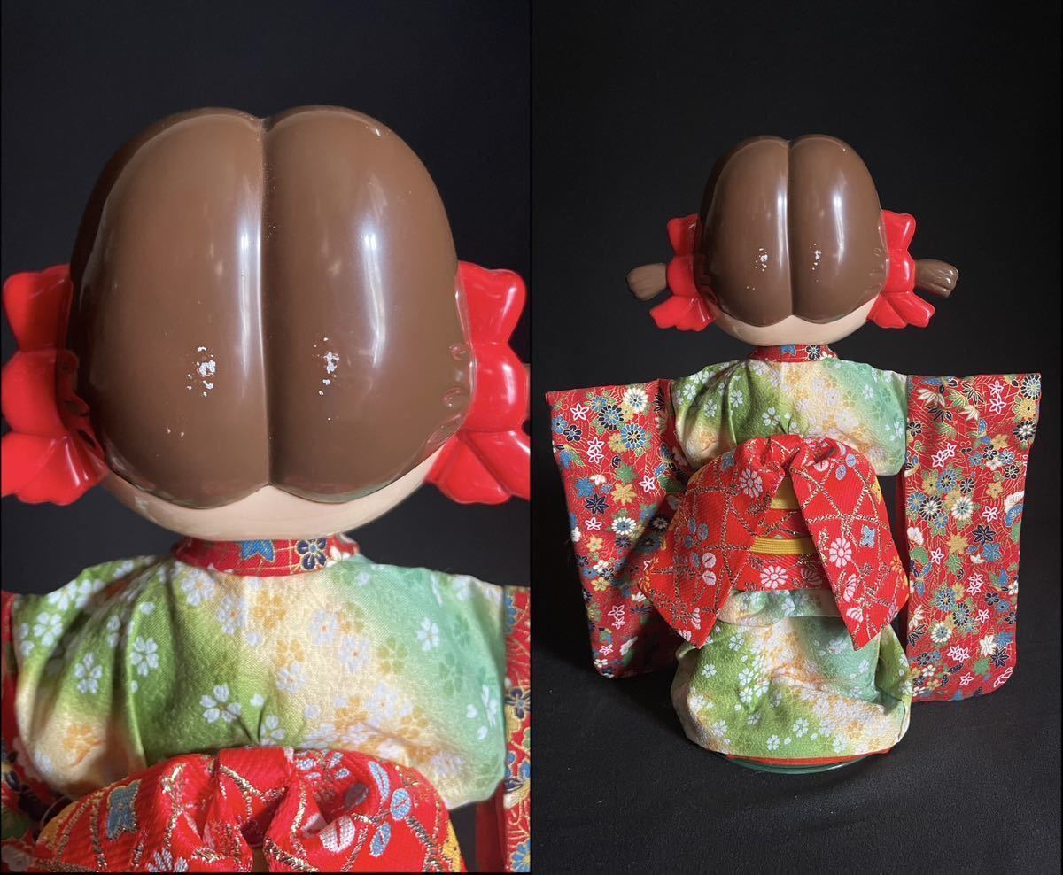 [ не продается ] ясная погода надеты Peko-chan кукла Fujiya кимоно Peko-chan Sakura рисунок . узор колеблющийся кукла в коробке 