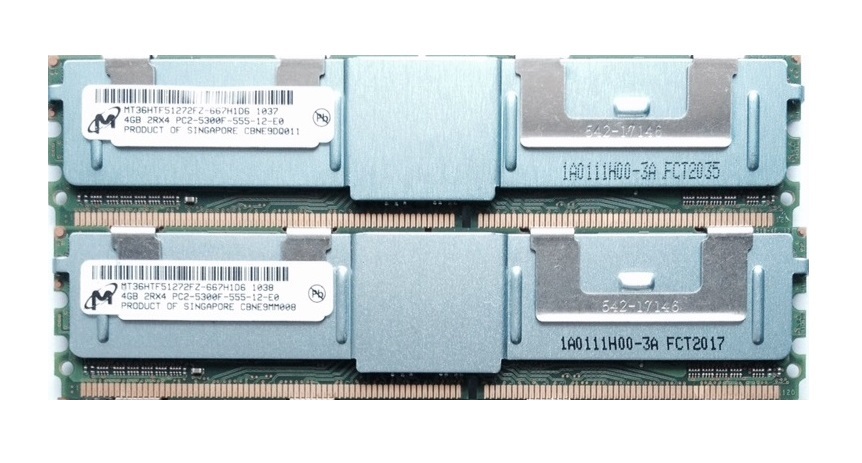 MacPro用メモリ 初代 Early2008用 8GBメモリ(4GB×2枚) DDR2 667MHz PC2-5300F ECC FB-DIMM の画像1