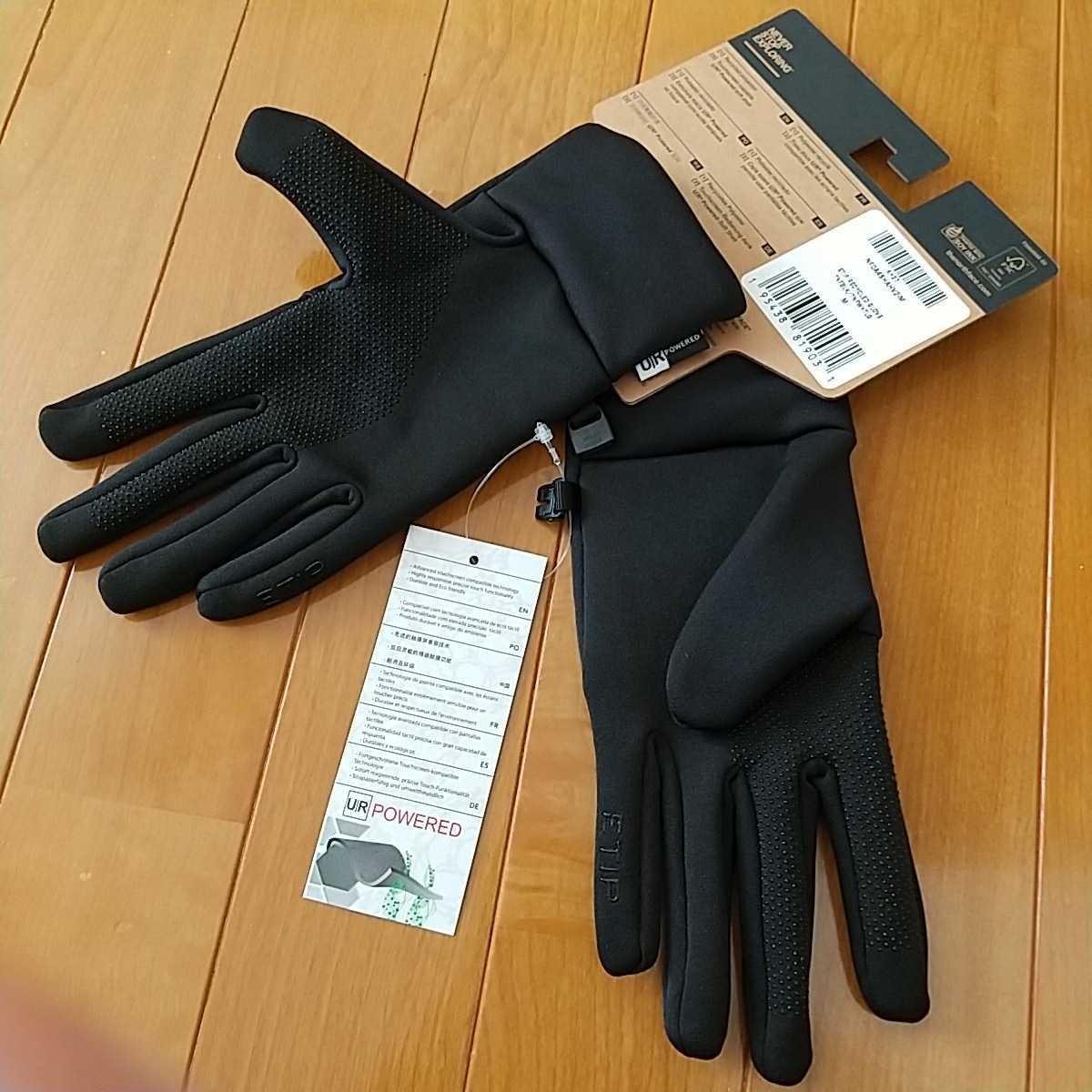 The North Face ETIP Recycled GLOVE　ノースフェイス　リサイクル　イーティップ　グローブ　M　TNF BLACK/ TNF WHITE logo_画像6