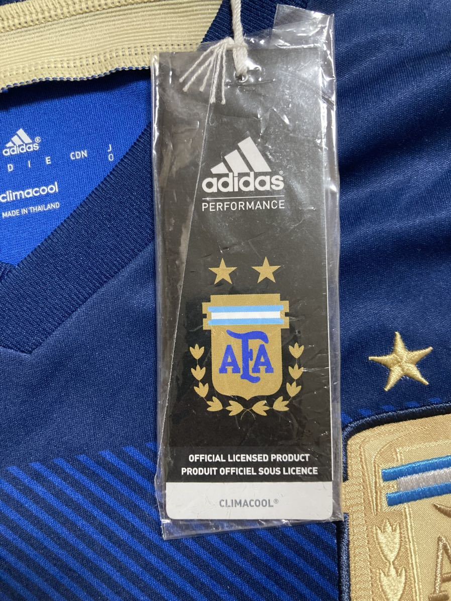 新品タグ付きレア】アルゼンチン代表2014ワールドカップアウェイ 新品タグ付きレア】アルゼンチン代表2014ワールドカップアウェイ