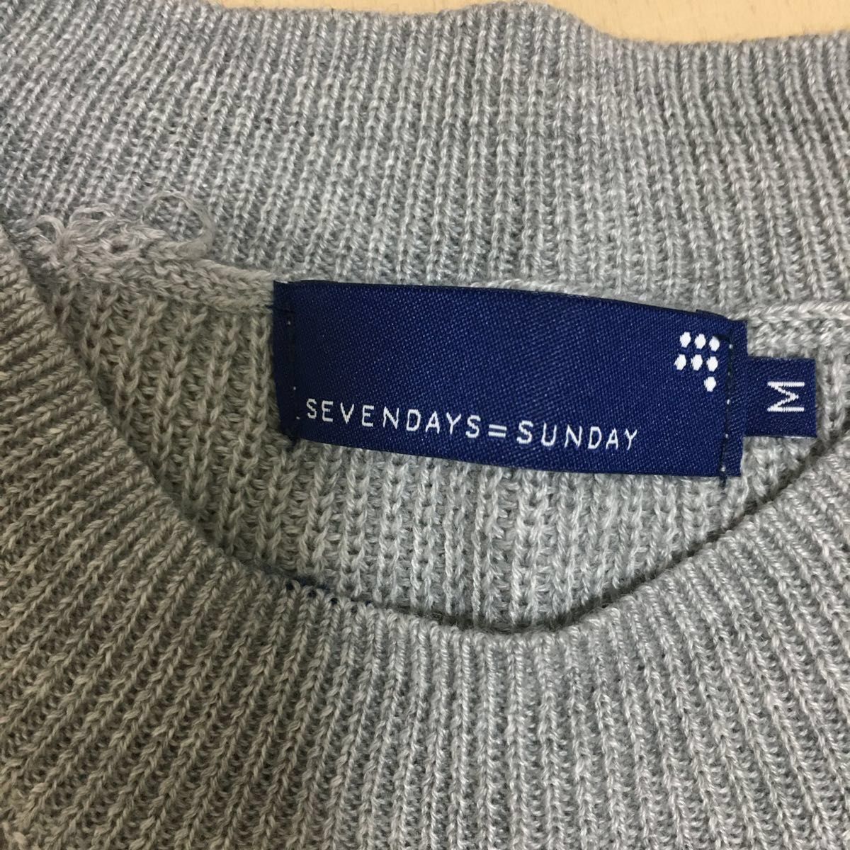 【送料込み】SEVENDAYS=SUNDAY ニットセーター&ニットスカート2点セット　Mサイズ