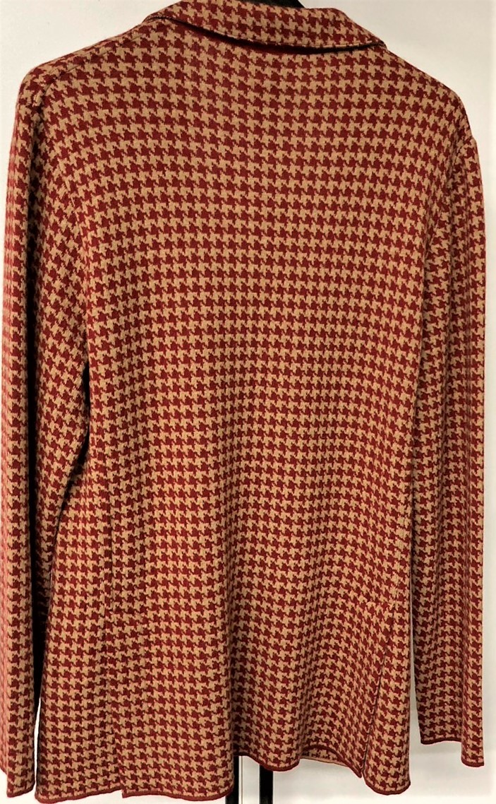 LARDINI(ラルディーニ) ニットジャケット Lサイズ イタリア製 エンジ